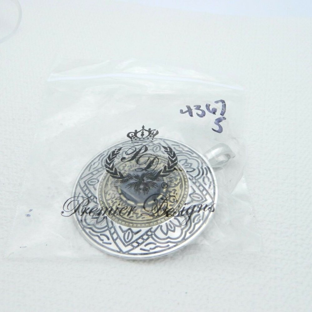 PREMIER DESIGNS Rhinestone Embossed Silver Bronze - Picture 6 of 6